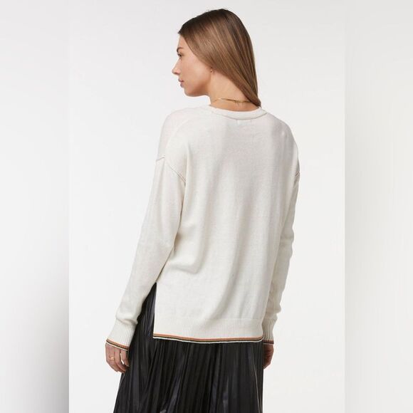 ZAKET & PLOVER NWOT Cactus Long Sleeve Top in Off White - Picture 2 of 8